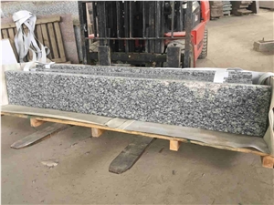 China Spray White/ Sea-Wave Granite Floor Tiles,High Quality